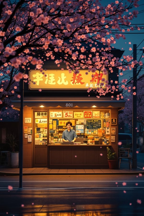 樱花便利店 Sakura Mart 樱花便利店 电视剧海报